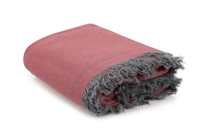 L'essentiel linge de maison Elite Vermilion Funda de Sofá 100% Algodón 175x230 cm Bermellón